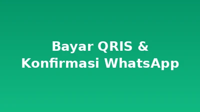 Cara Bayar QRIS dan Konfirmasi via WhatsApp di Nayara Cloud