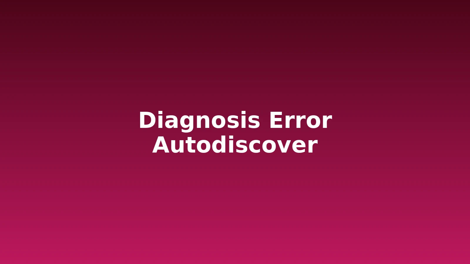 Cara Diagnosis Error Autodiscover di Outlook (Panduan Lanjutan)